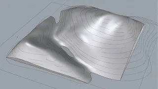 Topographies from 2D Curves in Rhinoceros 3D