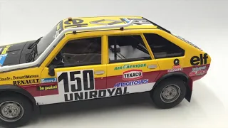 OttO Mobile 1:18 Renault 20 Turbo 4x4 - Paris-Dakar 1982 resin car model (OT821)