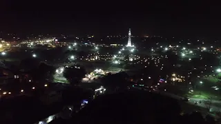 Aerial Glimpses of Lahore Fort at night