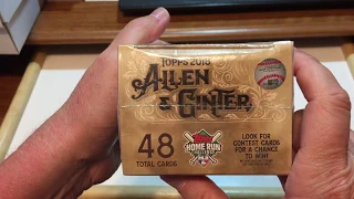 Opening a Blaster Box of 2018 Topps Allen & Ginter