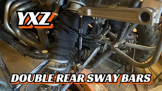 YXZ Short Course Double Rear Sway Bars! Does It Work?
