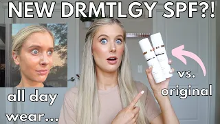 DRMTLGY Physical Sunscreen SPF 44 vs. DRMTLGY Tinted Moisturizer SPF 46! DRMTLGY Sunscreen