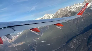 MOUNTAIN VIEWS | EasyJet A320 Takeoff from Innsbruck Airport