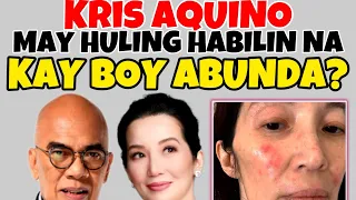 Kris Aquino may habilin na kay Boy Abunda?