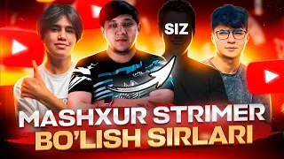 MASHXUR STRIMERGA AYLANISH SIRLARI | SIZHAM STREAMER BO'LOLASIZ!