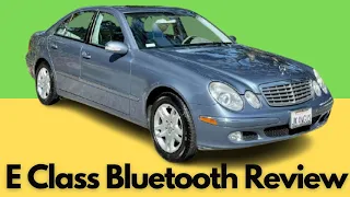 Mercedes E class Bluetooth Music for Benz W211 Factory Radio Upgrade 😎 (Mercedes Bluetooth Adapter)