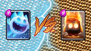 ICE SPIRIT Vs FIRE SPIRIT - Clash Royale Challenge #283