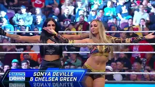 Liv Morgan & Raquel Rodriguez VS Chelsea Green & Sonya DeVille