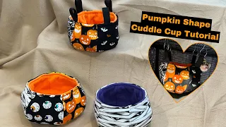 Pumpkin Shape Cuddle Cup Tutorial