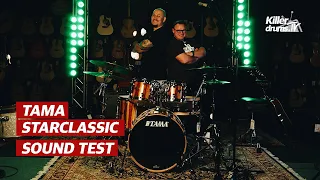 TAMA: Starclassic Sound Test with Tony & Jackie - GEAR GEAR GEAR