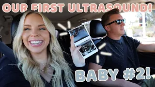 OUR FIRST ULTRASOUND! *almost* 6 weeks pregnant!