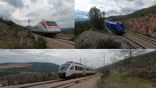 (4K) Trains near Afidnai