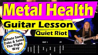 How To Play Metal Health On Guitar