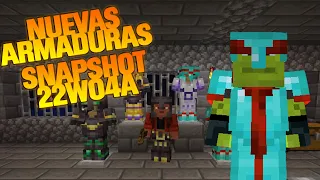 TODO SOBRE LAS NUEVAS ARMADURAS!! ✅ Minecraft 1.20 Snapshot 23w04a