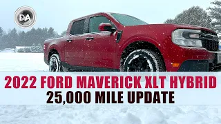 2022 Ford Maverick Hybrid XLT 25,000 Mile Update - The Good, the Bad, and Would I Buy Again?