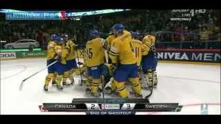 SWEDEN - CANADA 3:2 SO (Quaterfinal IIHF WC 2013)