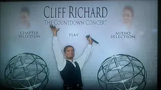 DVD Opening to Cliff Richard The Countdown Concert UK DVD