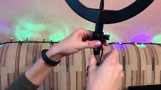 КОЛЬЦЕВАЯ ЛАМПА RING FILL LIGHT 26 см и штатив 210 см