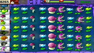 Plants vs Zombies | Adventure 1 | Night Level 6 to 10 Gameplay in 22:36 Minutes FULL HD 1080p 60hz
