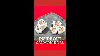 Inside Out Salmon Roll #shorts @tokyosushiacademyenglishcourse