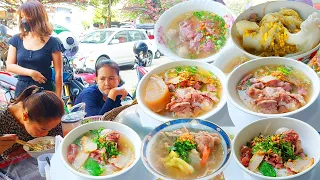 Cambodia Rice Noodle, Wonton Noodle Soup, Beef Noodle Soup, Fried Noodles - Best Street Food