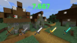 (FWR) 7.67s All Swords Pre-1.16 SSG: Minecraft Bedrock Speedrun