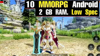 Top 10 Best MMORPG Android games for 2 GB of RAM | Best MMORPG Android for low spec phone Games