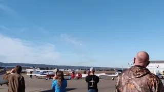 SpaceX landing from Vandenberg with Epic Sonic Boom. Man jumps... Wait for it... What was that?