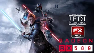 Star Wars Jedi Fallen Order - FX 6300 - RX 580 - 8GB RAM | Gameplay Benchmark