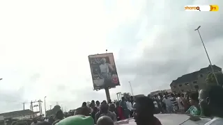 Protesters Block Ibadan Akure-Owo Highway In Ondo State Over Naira and Fuel Scarcity