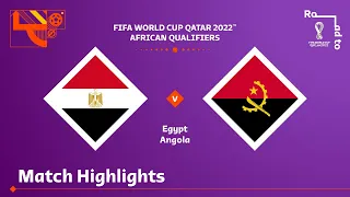 Egypt v Angola | FIFA World Cup Qatar 2022 Qualifier | Match Highlights