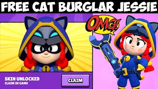 How To Get Cat Burglar Jessie Skin Step By Step! Steps To Get Cat Burglar Jessie Skin #brawlywood