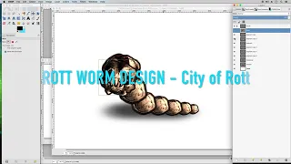 City of Rott 1 Rott Worm Character Design and Set Up of Animated Parasitic Worms!!!