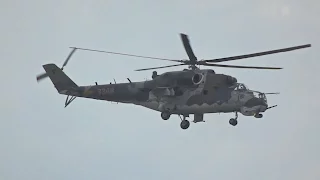 Mil Mi-24V Czech Air Force flying Display ILA 2016 Berlin AirShow