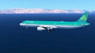 Infinite Flight Global: Aer Lingus A321-200 Dublin to Corfu Live Stream