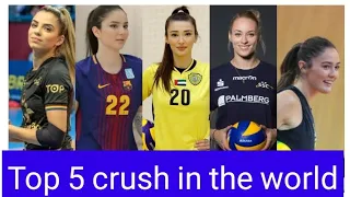 TOP 5 crush in the world volleyball player!! #volleyball