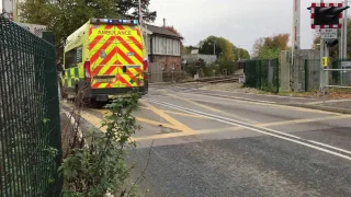 *Emergency Sequence* Metheringham Station Level Crossing (01/11/2016)