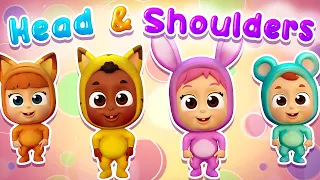 أغنية head shoulders knees and toes | قناة بيكابو | Peekaboo