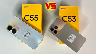 Realme C53 Vs Realme C55 Full Comparison | Speed, Battery & Camera Test !