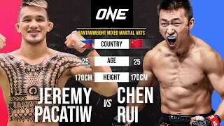 INSANE STRIKING WAR 👊💣 Jeremy Pacatiw vs. Chen Rui Full Fight