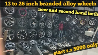 branded alloy wheels || mayapuri scrap market New Delhi || cheap price #viral #youtubeshorts #shorts