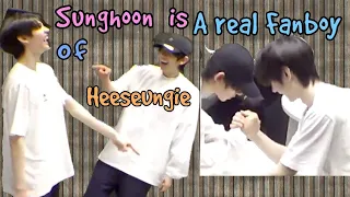 (ENHYPEN) HEESEUNG & SUNGHOON SWEET AND ADORABLE MOMENTS (SUNGSEUNG)