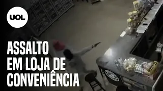 Ex-funcionário é suspeito de assalto a loja de conveniência em Ituiutaba (MG); veja vídeo