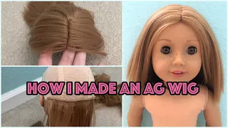 How I made my own American Girl Doll Wig