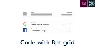 How to Code a Job List UI Using an 8pt Grid