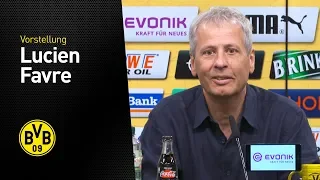 Vorstellung von Lucien Favre | BVB-Pressekonferenz mit dem neuen Cheftrainer