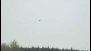 Chinook practice & F16 solo display @ air force base Gilze Rijen