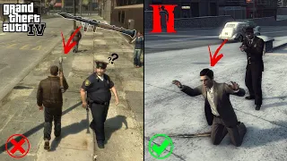 GTA IV vs MAFIA 2 - Comparison Who Do It Better?