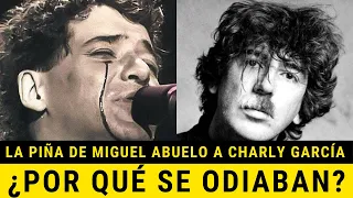 El odio de Miguel Abuelo a Charly García. Terminaron a las manos.