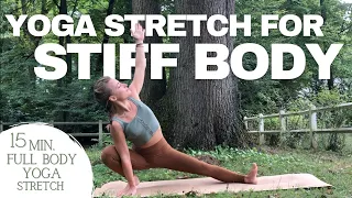 Yoga for Stiff Body |  15 min. Morning Yoga  | Full Body Yoga Stretch | Arrive Yoga